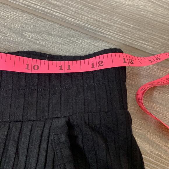 Amour vert ribbed black knit jogger sz XS - Picture 6 of 8